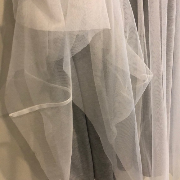 Ruby & Bloom Lace And Tulle Dress Grey, 16 - Picture 3 of 6